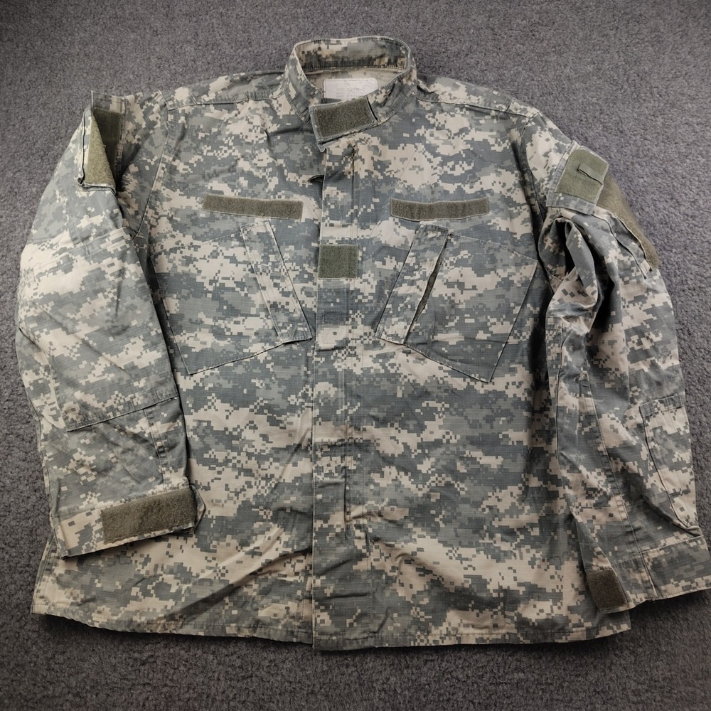 US Army Combat Uniform Coat Mens Large Regular ACU Digital Camo